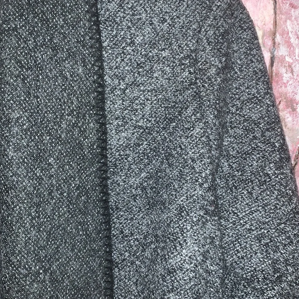 La Babite’ Open Front Cardigan Heathered Grey Women’s Jacket sz S EUC